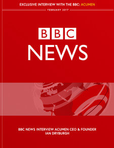 BBC News interview Acumen CEO & founder Ian Dryburgh