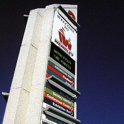 1983 wembley stadium information displays and directional signage