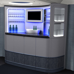 2005 air canada b777 bar unit