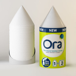 2013 ora round paper towel