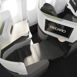 2014 recaro flexi high density business class seat