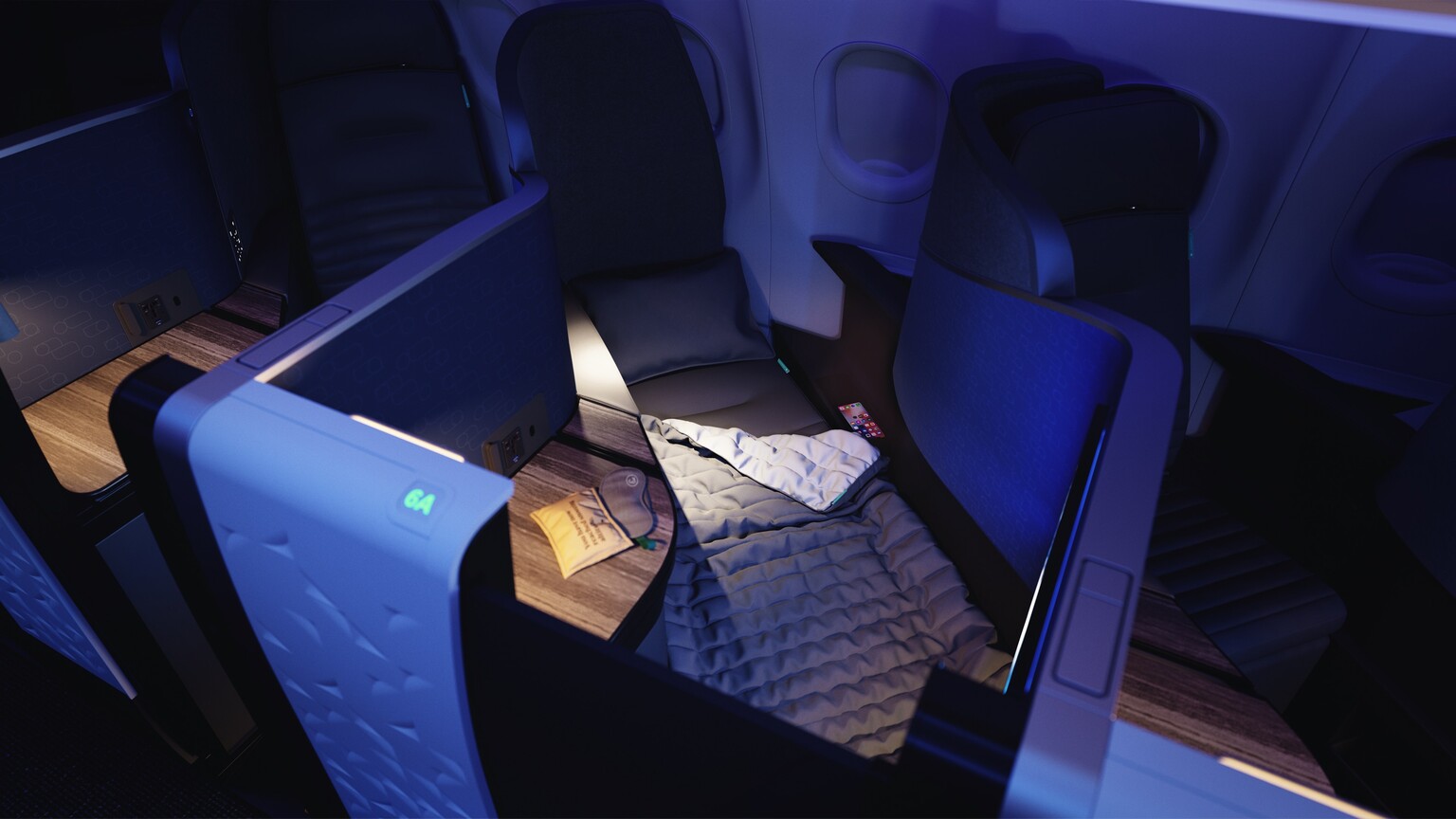 Jetblue mint suite tuft needle sleep experience